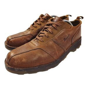 DR. MARTENS Shoes 2B89 Mens Size 12 Brown Leather Oxford Casual Dress Y2K 90s